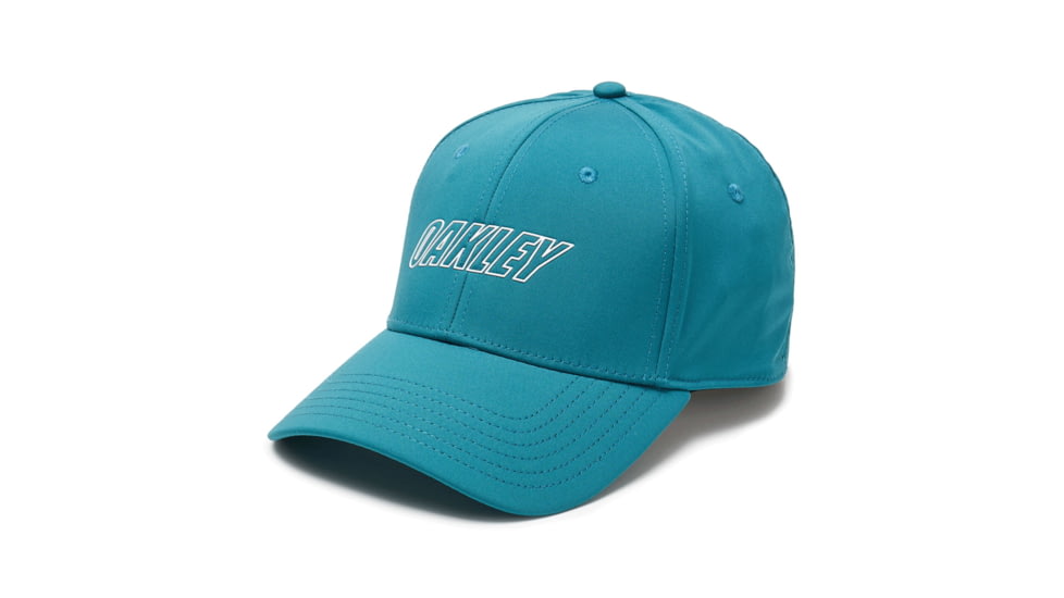 Oakley 6 Panel Oakley Waved Hat - Mens, Petrol, Large/Extra Large, 912114-9PE-L/XL