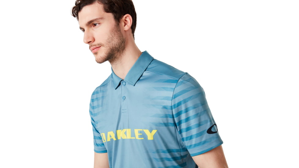 Oakley 75 Auto Polo - Mens, Alien Blue, Medium, 434410-68L-M