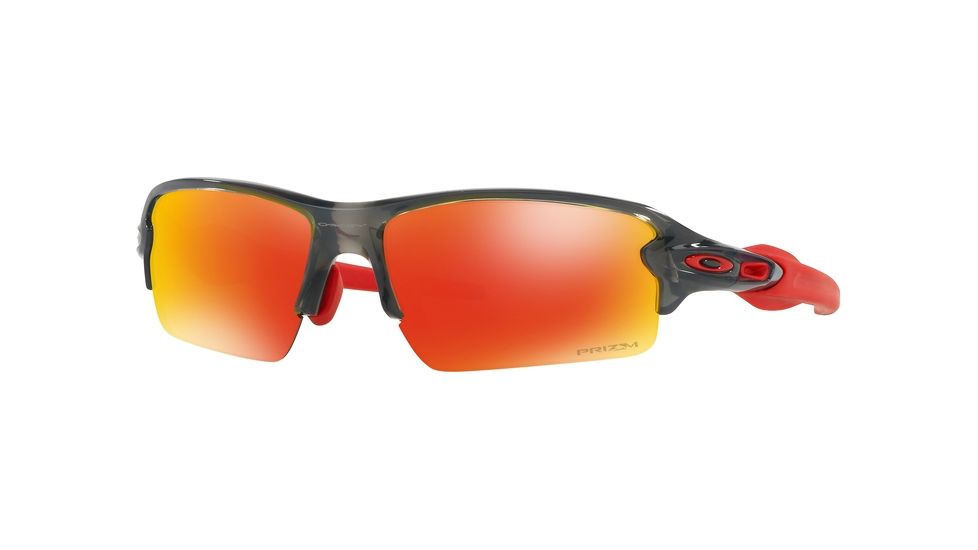 Oakley A Flak 2.0 OO9271 Sunglasses 927130-61 - Grey Smoke Frame, Prizm Ruby Lenses