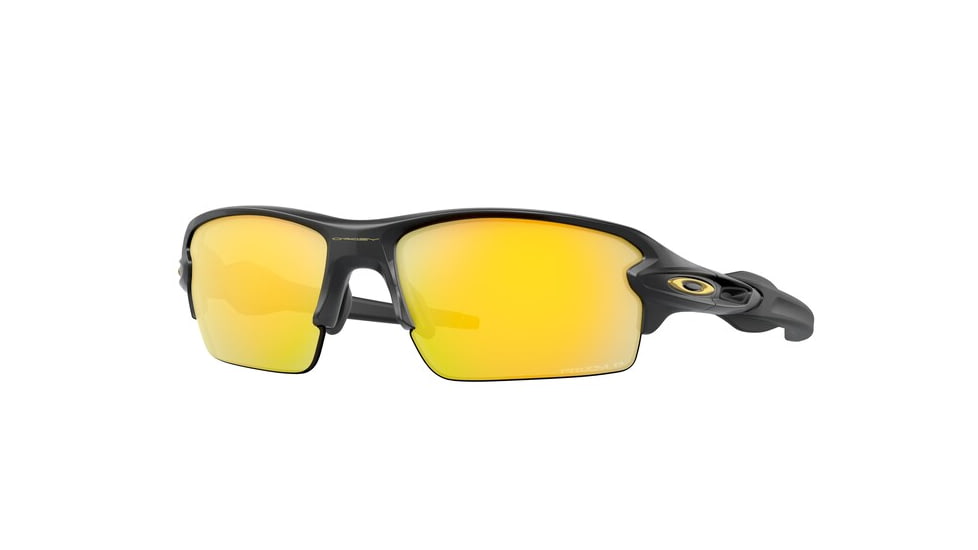 Oakley OO9271 Flak 2.0 A Sunglasses - Men's, Matte Black Frame, Prizm 24K Polarized Lens, Asian Fit, 61, OO9271-927149-61