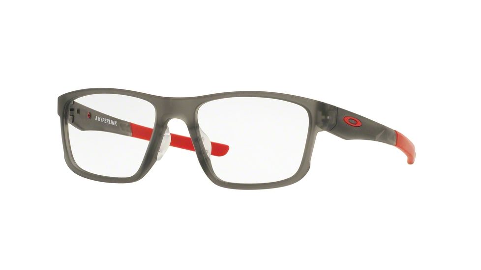 Oakley A HYPERLINK OX8051 Eyeglass Frames 805103-54 - Satin Grey Smoke Frame