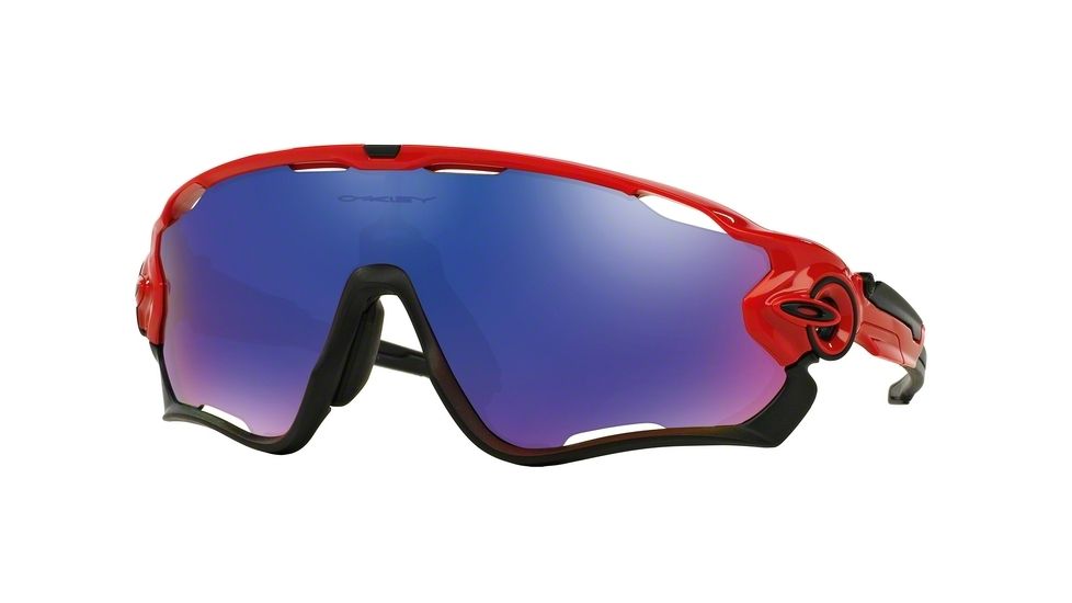 Oakley JAWBREAKER A OO9270 Single Vision Prescription Sunglasses OO9270-927003-31 - Lens Diameter 131 mm, Lens Diameter 31 mm, Frame Color Redline