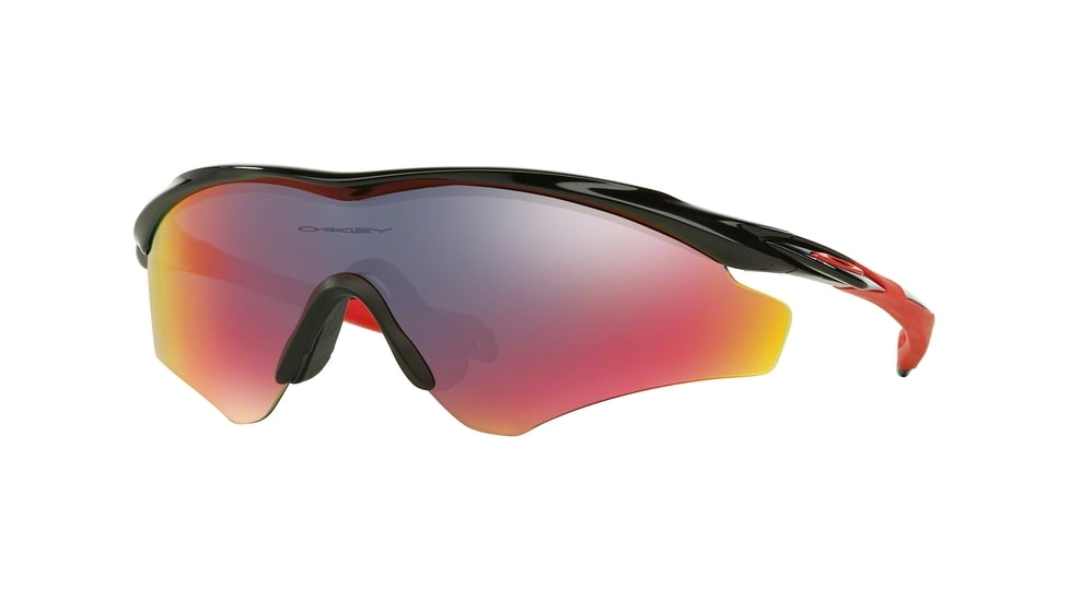 Oakley A M2 FRAME XL OO9345 Sunglasses 934503-45 - Polished Black Frame, Positive Red Iridium Lenses