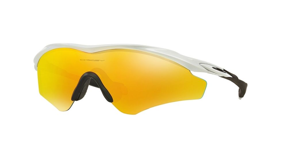 Oakley A M2 FRAME XL OO9345 Sunglasses 934504-45 - Polished White Frame, Fire Iridium Lenses