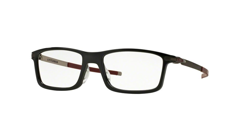 Oakley A PITCHMAN OX8096 Eyeglass Frames 809605-55 - Polished Black Frame