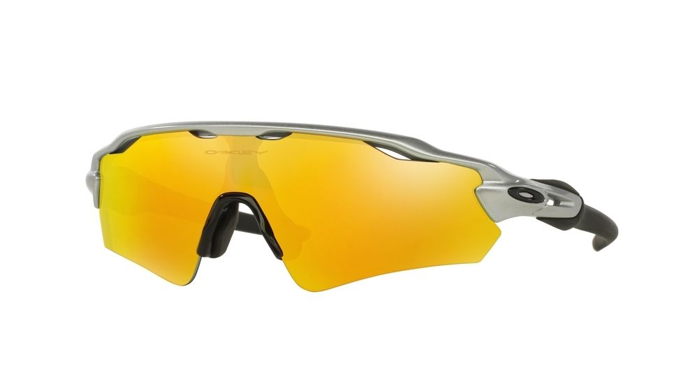 Oakley RADAR EV PATH A OO9275 Single Vision Prescription Sunglasses OO9275-927502-35 - Lens Diameter 135 mm, Lens Diameter 35 mm, Frame Color Silver