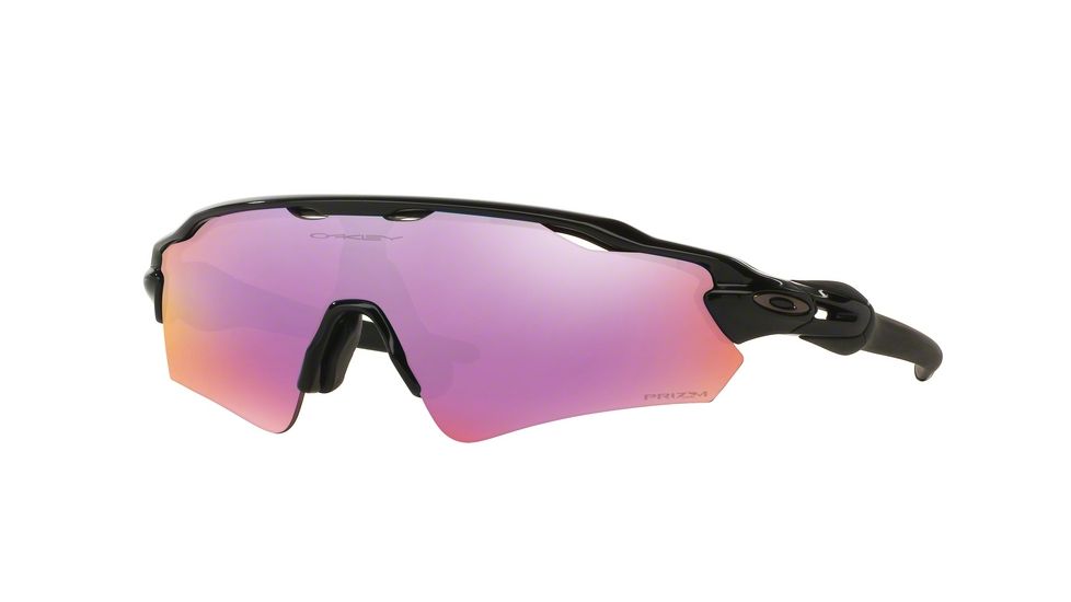 Oakley RADAR EV PATH A OO9275 Single Vision Prescription Sunglasses OO9275-927511-35 - Lens Diameter 135 mm, Lens Diameter 35 mm, Frame Color Polished Black