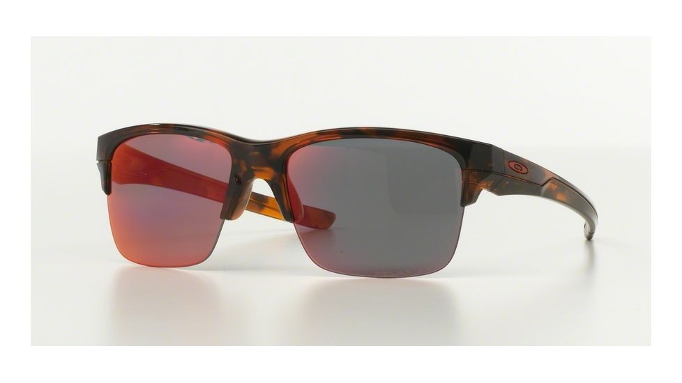 Oakley THINLINK A OO9317 Single Vision Prescription Sunglasses OO9317-931706-63 - Lens Diameter 63 mm, Frame Color Matte Brown Tortoise