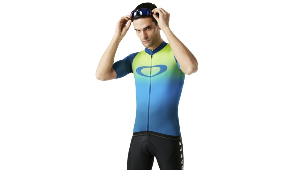 Oakley Aero Jersey - Mens, Blackout, Extra Small 434359-02E-XS