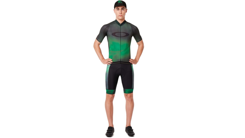 Oakley Aero Jersey - Mens, Laser Green, Small, 434359-73E-S
