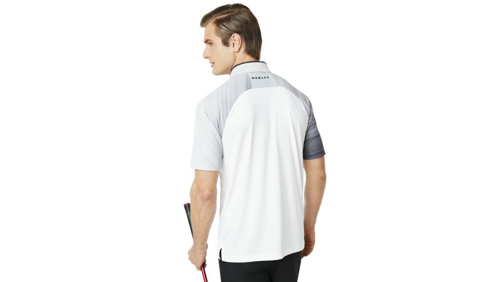 Oakley Aerodynamic Golf Polo Short Sleeve - Mens, White, 3XL 434351-100-XXXL