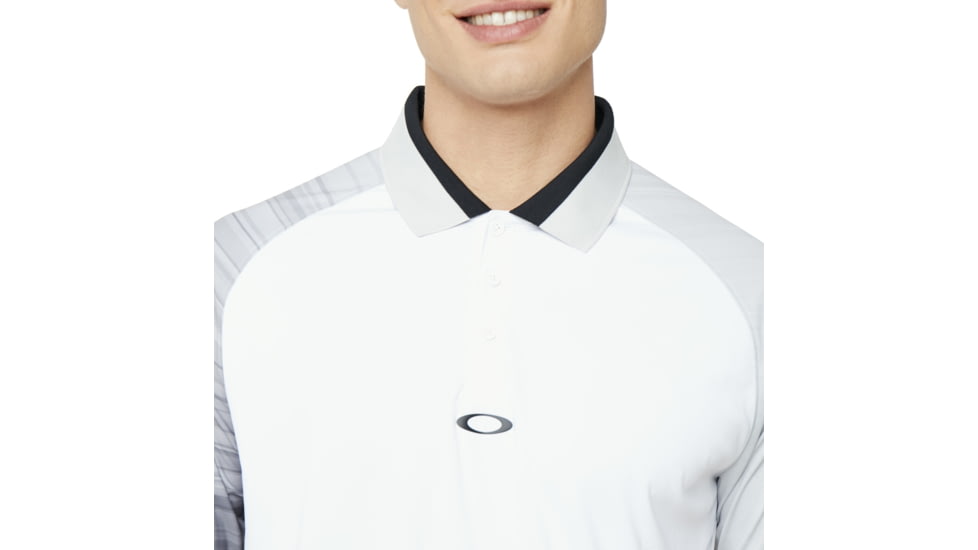 Oakley Aerodynamic Golf Polo Short Sleeve - Mens, White, 3XL 434351-100-XXXL