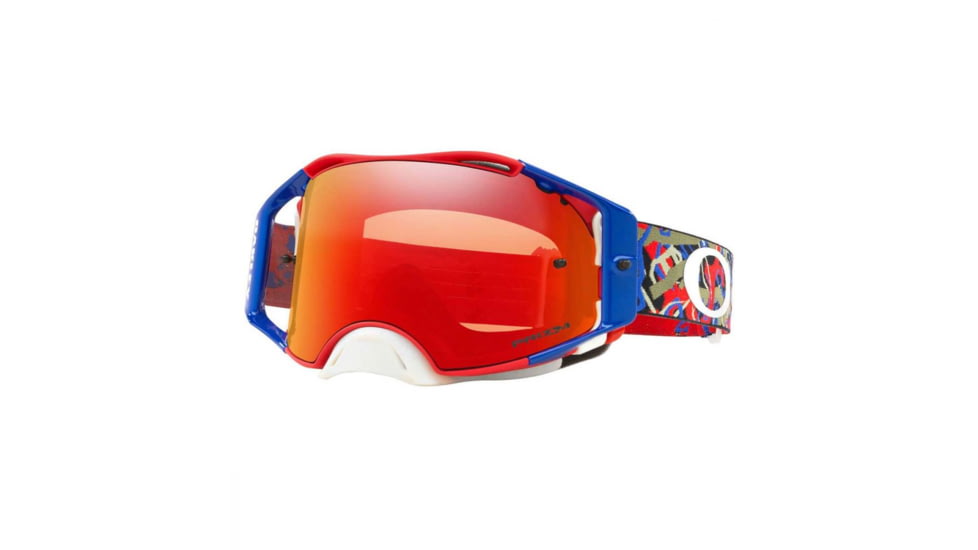 Oakley Airbrake MX Goggles w/Prizm MX Torch, Camo Vine/Red, OO7046-80
