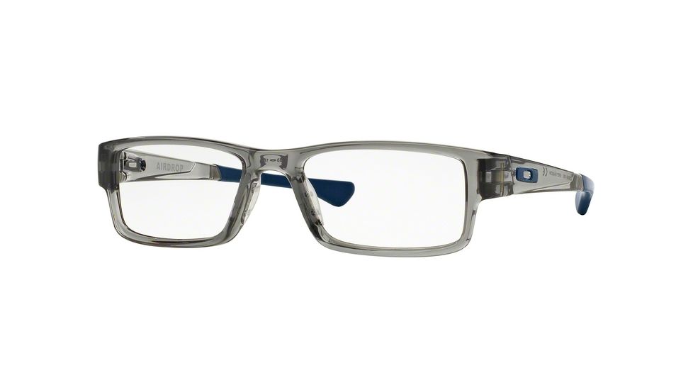 Oakley Airdrop Eyeglass Frames 804610-53 - Grey Shadow Frame, Clear Lenses