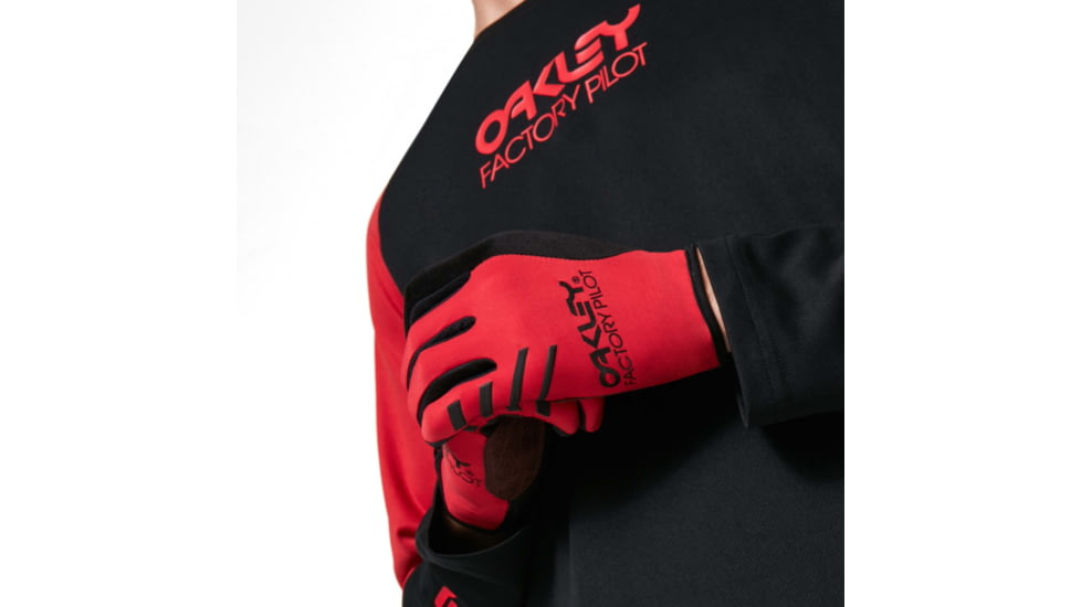 Oakley All Conditions Gloves, Mens, Red Line, Small, FOS900592-465-S