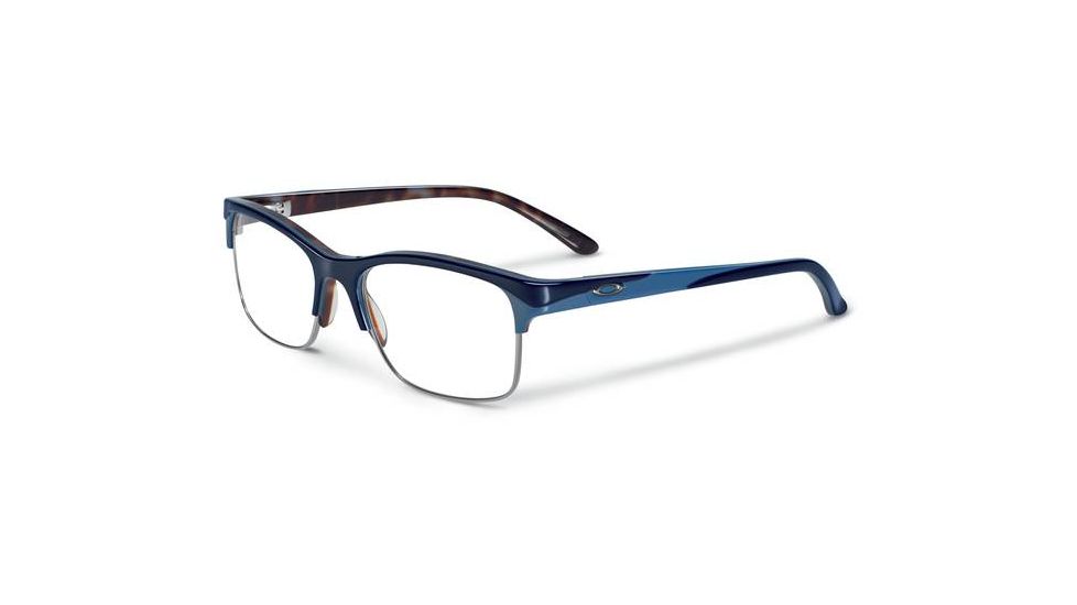 Oakley Allegation Eyeglasses, Blue Tortoise, 53.7 mm OX1090-0252