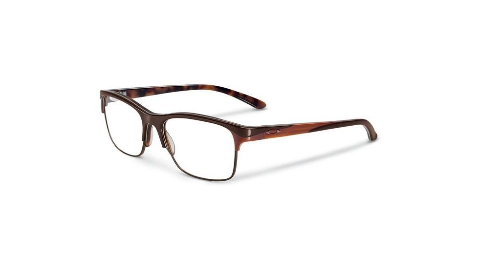 Oakley Allegation Eyeglasses, Brown Tortoise, 53.7 mm OX1090-0652