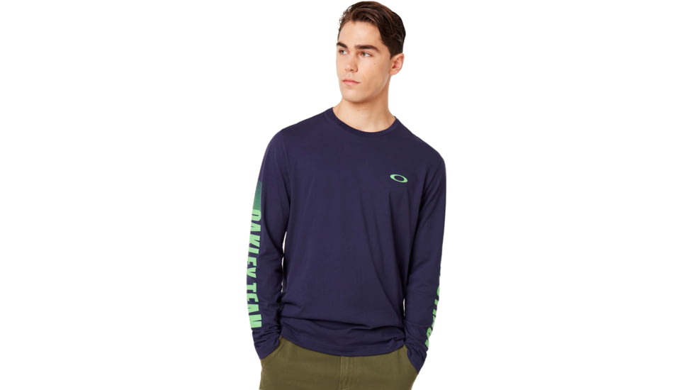 Oakley Always First Long Sleeve Tee - Mens, Strong Violet, Large, 457904-86D-L