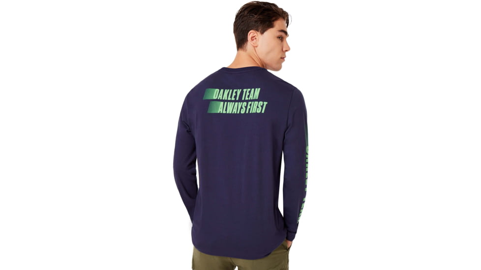 Oakley Always First Long Sleeve Tee - Mens, Strong Violet, Large, 457904-86D-L