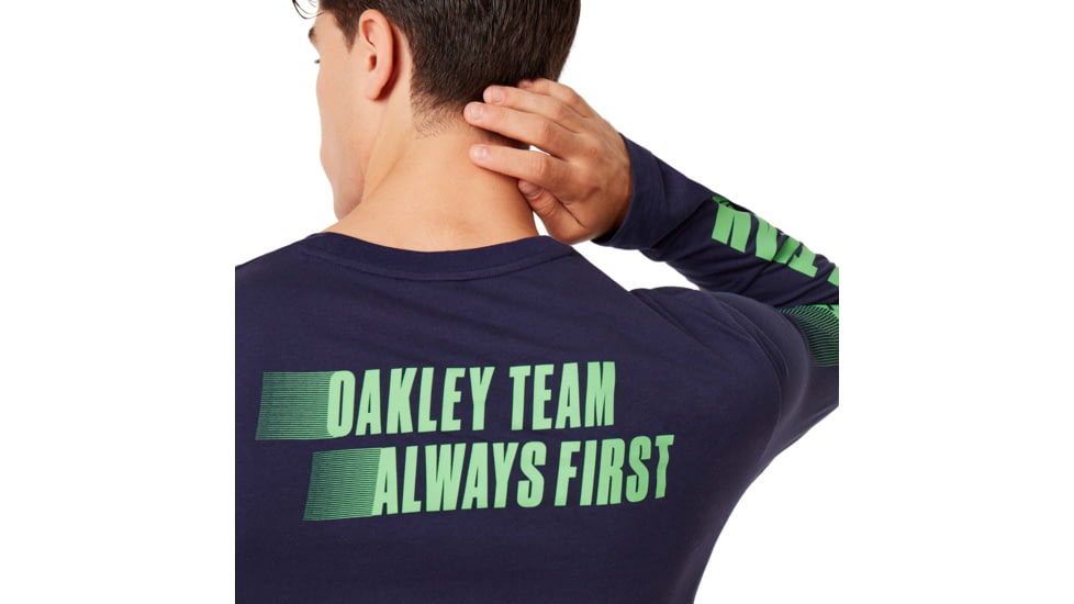 Oakley Always First Long Sleeve Tee - Mens, Strong Violet, Large, 457904-86D-L