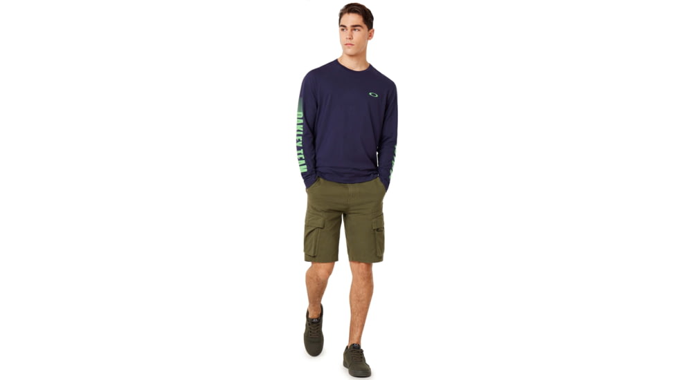 Oakley Always First Long Sleeve Tee - Mens, Strong Violet, Large, 457904-86D-L