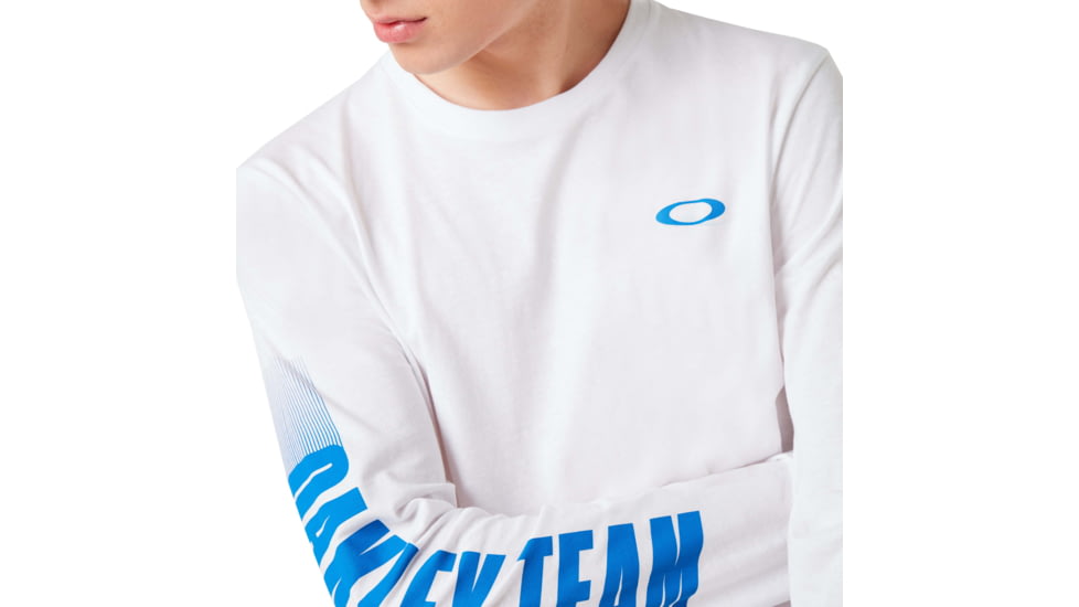 Oakley Always First Long Sleeve Tee - Mens, White, Large, 457904-100-L
