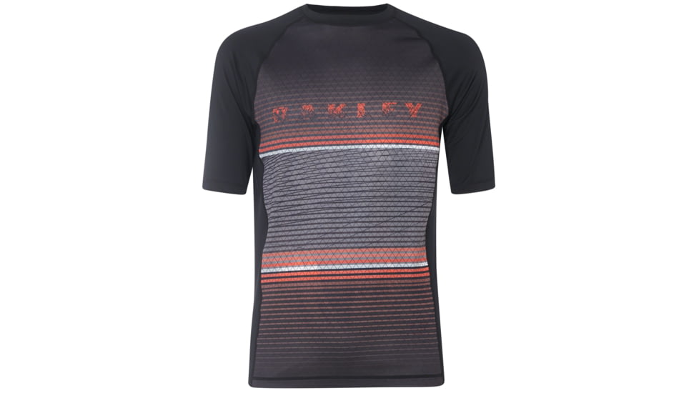 Oakley Asymmetrical Dynamic Rashguard - Mens, Blackout, Large, 482461-02E-L