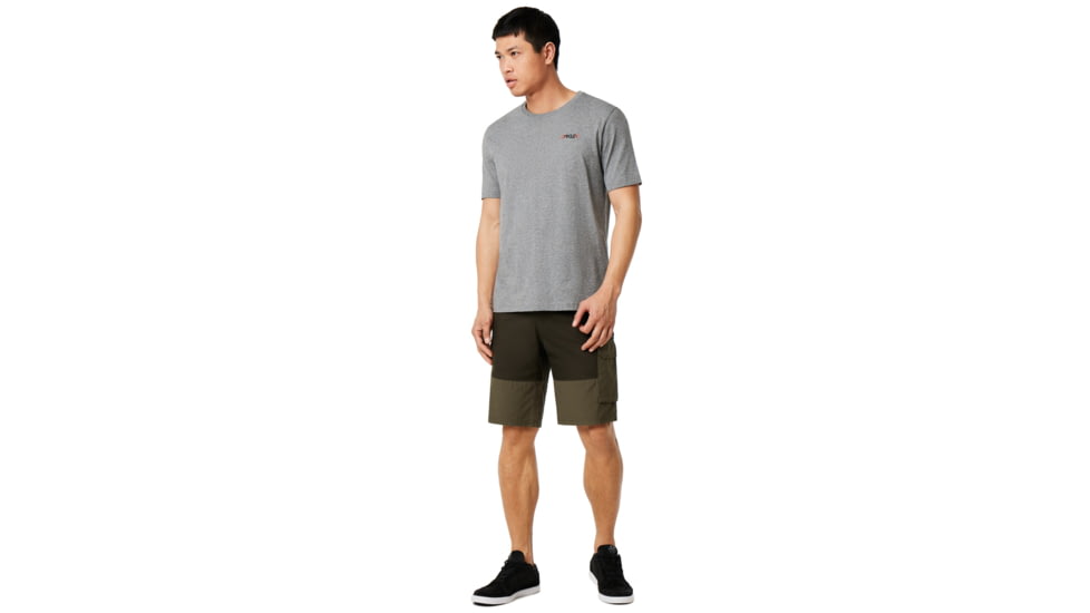 Oakley Authorized Tee - Mens, Athletic Heather Grey, Large, 457582-24G-L