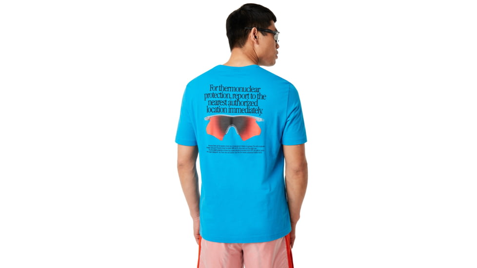 Oakley Authorized Tee - Mens, Hawaiian Blue, 2XL, 457582-6HB-XXL