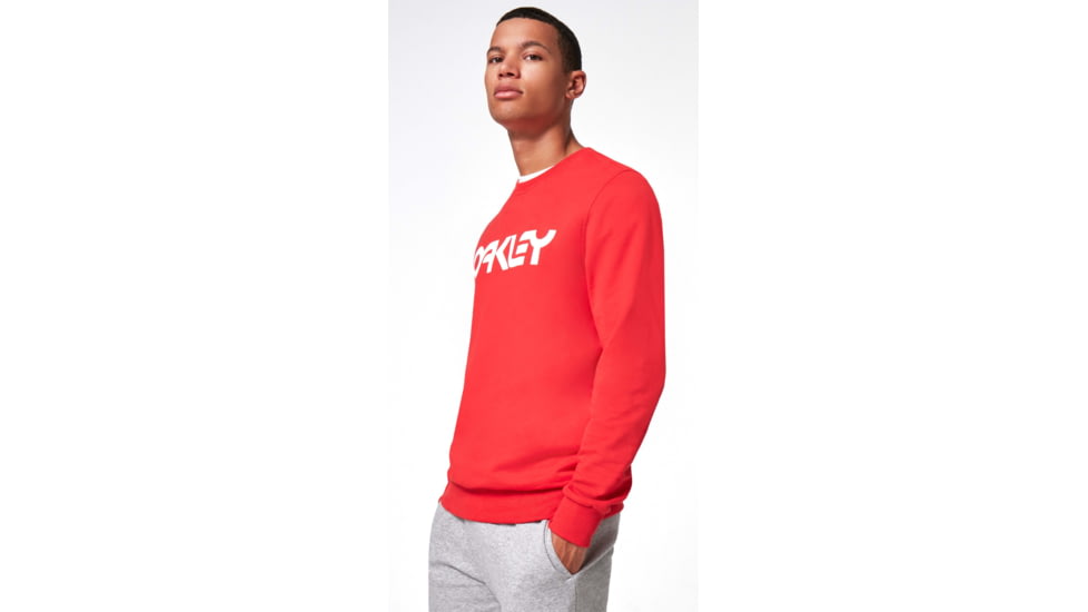Oakley B1B Crew T-Shirt, Mens, Red Line, Extra Large, 472399-465-XL