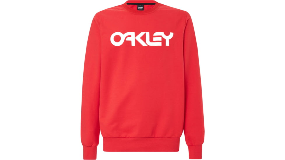 Oakley B1B Crew T-Shirt, Mens, Red Line, Extra Large, 472399-465-XL