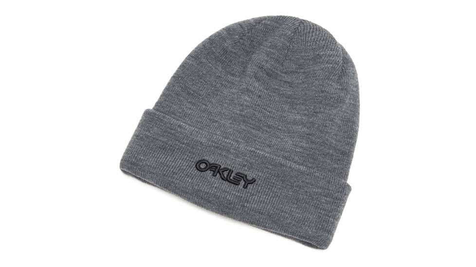 Oakley B1B Logo Beanie - Mens, New Athletic Grey, One Size, FOS900256-27B