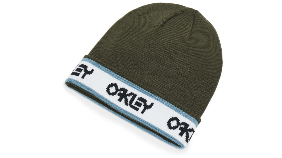 Oakley B1B Logo Beanie - Mens, New Dark Brush, One Size, 912191-86L-U