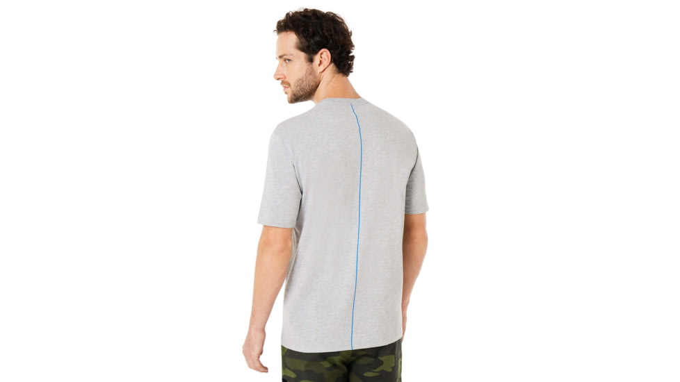 Oakley B1B Neon Short Sleeve Shirt - Mens, Granite Heather, Small, 457340-24L-S