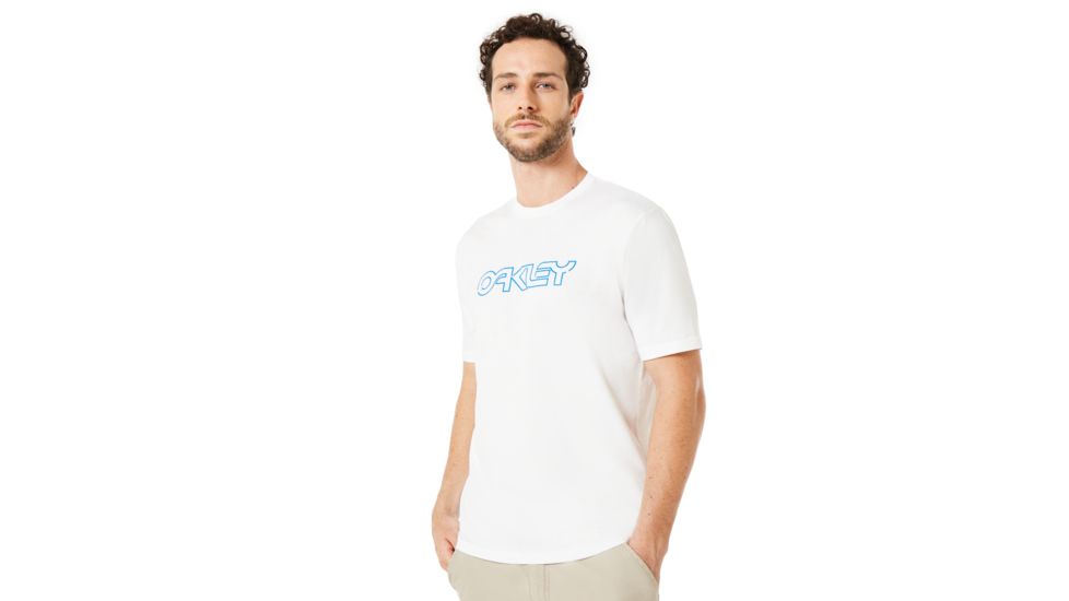 Oakley B1B Neon Short Sleeve Tee - Men's, White, Small, 457340-100-S