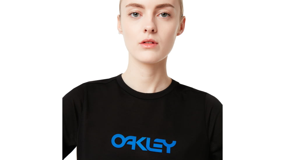 Oakley B1B Short Sleeve Tee - Womens, Blackout, Extra Large, 552435-02E-XL