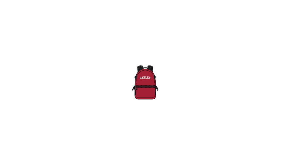 Oakley Backpack College - Men's, Chili Pepper Red, U, 921533OVT-487-487-U
