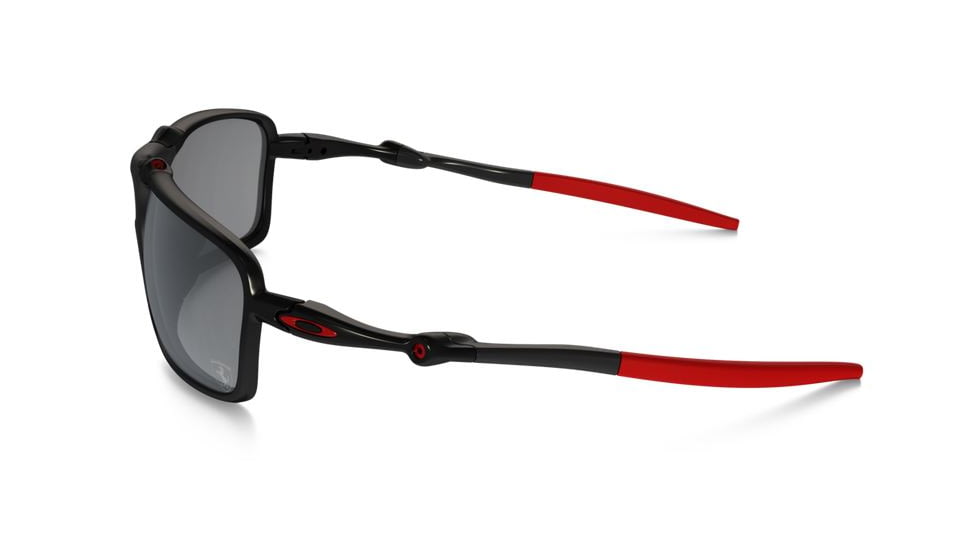 Oakley Badman Sunglasses Dark Carbon Frame, Black Iridium Polarized Lens-OO6020-07