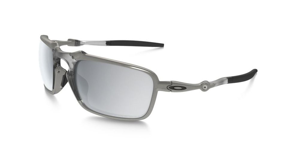 Oakley Badman Sunglasses X Titanium Frame, Chrome Iridium Polarized Lens-OO6020-05