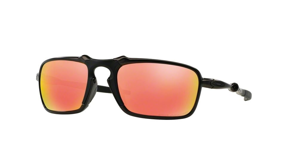 Oakley BADMAN OO6020 Single Vision Prescription Sunglasses OO6020-602003-60 - Lens Diameter 60 mm, Frame Color Dark Carbon