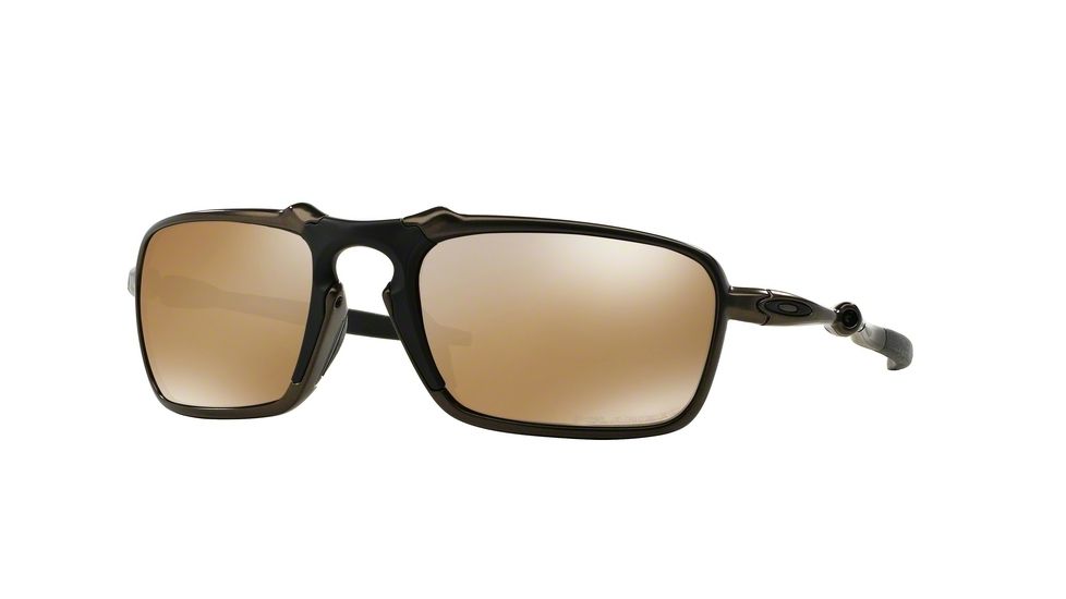 Oakley BADMAN OO6020 Single Vision Prescription Sunglasses OO6020-602002-60 - Lens Diameter 60 mm, Frame Color Pewter