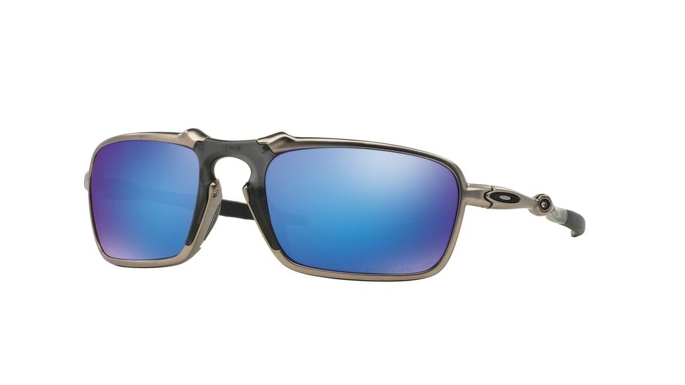 Oakley BADMAN OO6020 Single Vision Prescription Sunglasses OO6020-602004-60 - Lens Diameter 60 mm, Frame Color Plasma