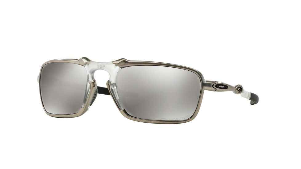Oakley BADMAN OO6020 Single Vision Prescription Sunglasses OO6020-602005-60 - Lens Diameter 60 mm, Frame Color X Ti