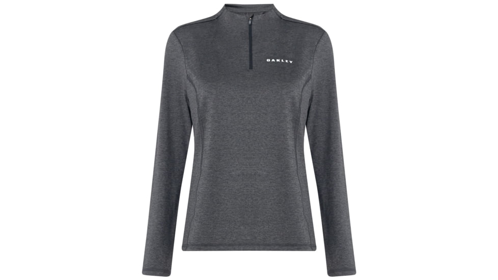 Oakley Balata Golf Layer Long Sleeve - Womens, Blackout Dk Htr, Small, 532364-02H-S