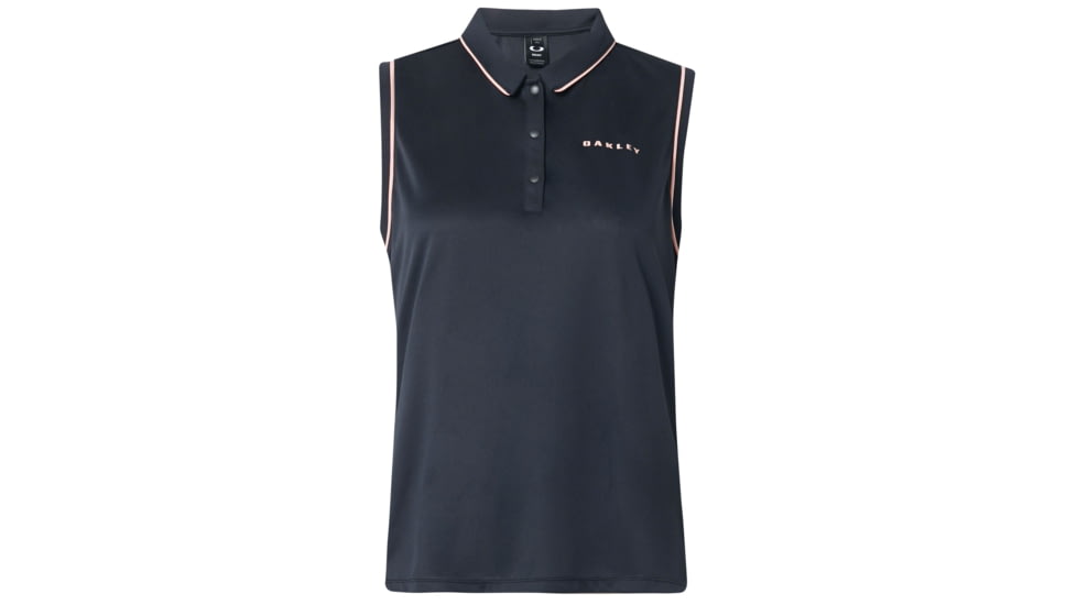 Oakley Balata Golf Polo Long Sleeve - Womens, Blackout, Extra Small, 532367-02E-XS