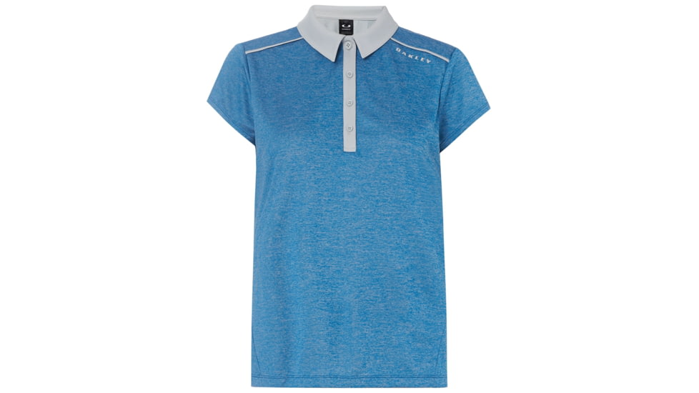 Oakley Balata Heather Golf Polo Short Sleeve - Womens, Ozone Hthr, Extra Small, 532365-62X-XS