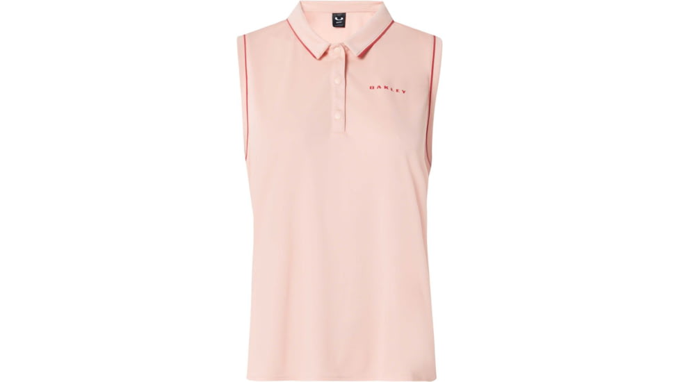 Oakley Balata Long Sleeve Golf Polo - Womens, Fluffy Pink, Small, 532367-86F-S