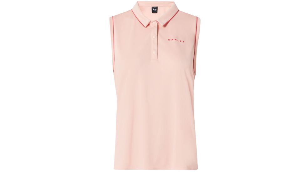 Oakley Balata Golf Polo Long Sleeve - Women's, Fluffy Pink, Medium, 532367-86F-M