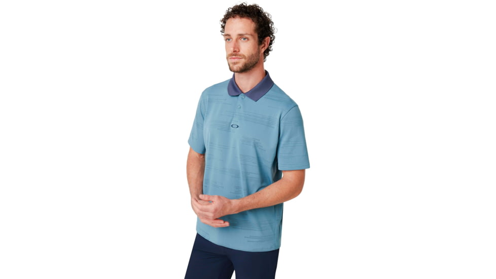 Oakley Balata Performance Polo - Mens, Alien Blue, Medium, 434306-68L-M