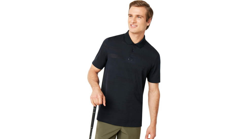 Oakley Balata Performance Polo - Mens, Blackout, Extra Large, 434306-02E-XL